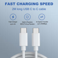 Cargador rápido de 45 W con cable tipo C de 200 cm compatible con S22 S23 S24 Ultra S22+ S23+ S24+ S21 S20 FE, Tab S8 S8+ S8 S7+ S7 Ultra, cargador de tableta, USB C carga súper rápida - Blanco - details 3