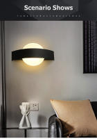 TOMAXIN Lámpara de pared LED de 24 cm lámpara de noche simple lámpara de pasillo sala de estar dormitorio tres colores - details 2