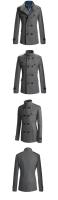 Chaqueta de lana para hombre, abrigo de doble botonadura, primavera y otoño - details 3