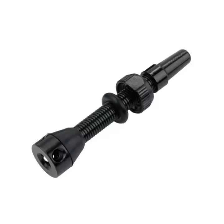 Accesorios de Metal para bicicleta de ciclismo, boquilla de válvula de bicicleta de carretera, válvula de aire sin cámara, vástago de válvula, boquilla de vacío - 1