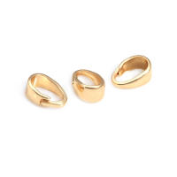 7x3,5 MM 6x4MM 7x5MM 9x4MM 18K Color oro latón dijes conector colgantes cierres suministros para fabricación de joyas accesorios Diy - details 3