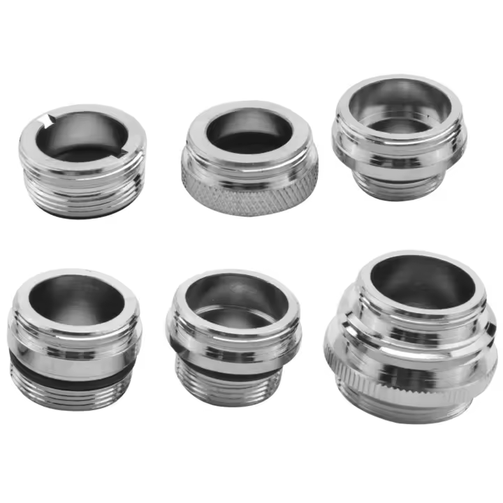 Kit de adaptador de grifo, adaptador desviador de grifo macho para fregadero, Conector de manguera de jardín, filtro de agua, adaptador de grifo de cocina - 1