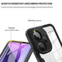Funda de protección completa 360 para Xiaomi Redmi Note 13 Pro + Plus 5G con película protectora incorporada - details 6
