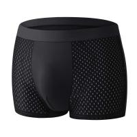 Calzoncillos de Seda Helada para Hombres Pantalones Cortos, Ropa Interior Transpirable, Bragas Anti-Bacterianos de Talla Grande L-5XL - details 11