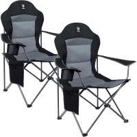 Silla Camping 150kg Alta Silla Plegable Camping Acolchada Resistente Sillas Jardin Respaldo Silla Playa Plegable Alto con Bolsillo y Portavasos Sillas Terraza Exterior Silla Director - details 14