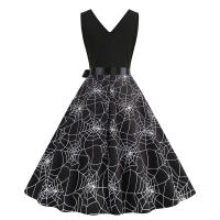 Vestido Impreso de Halloween para Mujer Abrigo y Cardigan de Moda - details 3