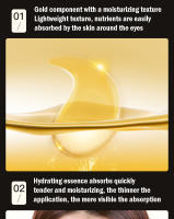 Parches de Ojos de Colágeno de Cristal de Oro Fullerena 60pcs Eliminación de Ojeras - details 2
