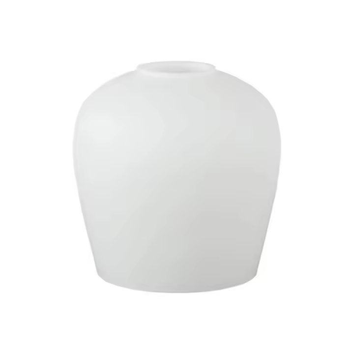 Decoración casera blanca de la longitud de la paraguas 4.2cm del vidrio templado para la pared y la lámpara pendiente - 1