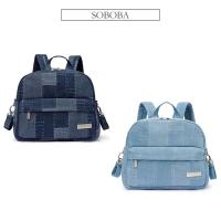 Soboba-mochila para mamá con estilo, bolso de viaje multifuncional grande de mezclilla para mujer, novedad de 2024 - details 5