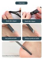 Juego de cortaúñas de 23 piezas, herramienta de manicura profesional, herramienta para el cuidado de los pies, Kit de aseo para el cuidado de las uñas con lujoso estuche de viaje, regalos - details 12
