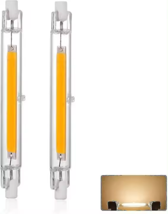 Bombilla LED R7s de 118mm Lámpara de halógeno de 300w que se puede regular - 1