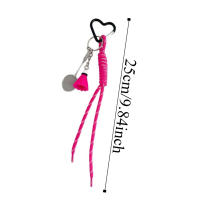 Llavero antipérdida para parejas de bádminton, colgante de cuerda trenzada para bolso, colgante de estilo deportivo, decoración de bolso, llavero con nudo, llave de coche - details 0