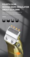 Kemei-cortadora de pelo eléctrica para hombre, máquina profesional de alta velocidad para cortar Cabello, Barbero, cuerpo de Metal, potente, con pantalla LCD - details 4