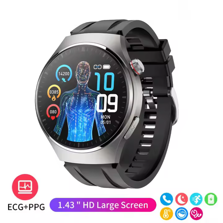 Relojes inteligentes exterior deporte Bluetooth llamada hombre sano ritmo cardíaco presión arterial inteligente dormir mujer reloj - 1