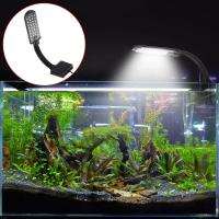 Pinza de luz LED para acuario, lámpara para pecera, iluminación blanca y azul perfecta para plantas acuáticas, cultivo de peces tropicales - details 1