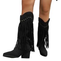 Botas largas informales para mujer, zapatos martin para exteriores - details 1