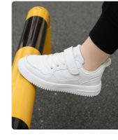 Zapatillas de deporte para niños, zapatos informales para niños, zapatos planos de cuero negro para caminar para estudiantes, calzado deportivo ligero antideslizante para niñas - details 10