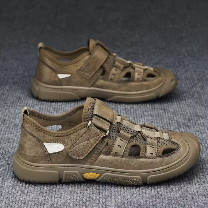 Nuevo desgaste exterior hueco casual bolsa cabeza zapatos de vadear de los hombres zapatillas deportivas. - 1
