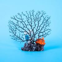 Adornos de arrecife de Coral para acuario de resina, artesanía colorida, paisaje para pecera, decoración, plantas acuáticas artificiales simuladas - details 14