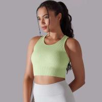 Hamidou-Sujetador deportivo para mujer, ropa interior de gimnasio, hilo Sexy, informal, a rayas, sin costuras, Top ajustado para gimnasio - details 33