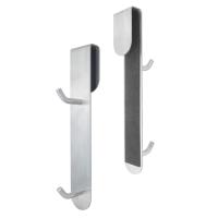 Gancho trasero para puerta de ducha de acero inoxidable, resistente al óxido, sin perforaciones, toallero para puerta de vidrio, colgador de albornoz antideslizante Simple - details 1