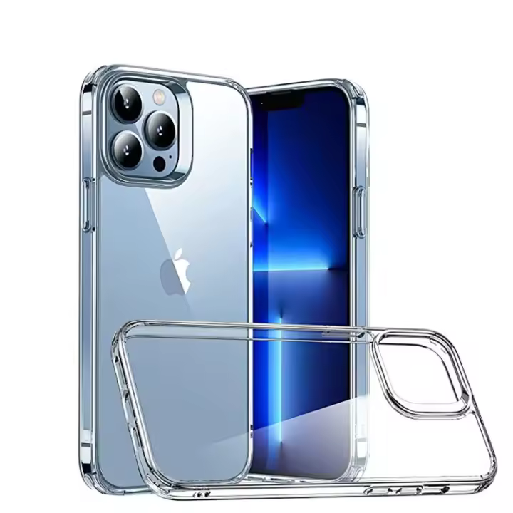 Funda transparente a prueba de golpes para iPhone, suave funda protectora para iPhone 15, 14, 13, 12, 11 Pro Max, Mini Plus, X, XR, XS, SE 2020 - 1