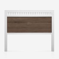 Cabecero Bora para Cama de 150 Fabricado en Madera Maciza de Pino insigni Acabado Blanco Satinado - details 6