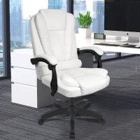 Reclinable de piel sintética acolchado y giratorio. Escritorio de oficina grande y elegante. Ejecutiva. Estudio o videojuego. - details 3
