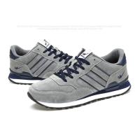 Zapatos deportivos versátiles de cuero genuino transpirables de doble estrella para primavera y otoño, cómodos zapatos planos de moda para correr - details 31