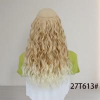 Extensiones de cabello con Clip de 18 pulgadas, permanente de maíz, pelo ondulado corto y rizado, peinado sin costuras, postizos gruesos invisibles - details 12