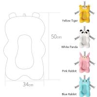 Almohada segura para bebé y soporte de asiento de baño plegable suave antideslizante para recién nacidos - details 1