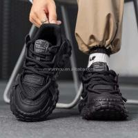 Zapatos deportivos de moda con suela gruesa, informales, transpirables, de malla, para correr, con logotipo de Dropshipping - details 8