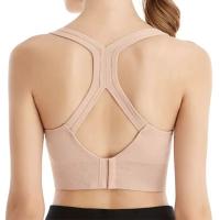 Sujetador Deportivo Sexy Para Mujer Racerback Yoga Fitness Gimnasio Shockproof Sin Costuras Secado Rápido Top Deportivo - details 4