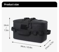 Bolsa de herramientas para exteriores Bolsa de almacenamiento para bombonas de gas de camping Gran capacidad Bidón de gas para picnic Kit multifuncional Bolsa de almacenamiento - details 0