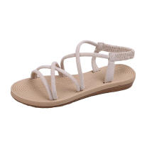 2025 Sandalias de mujer, zapatos de playa planos y cómodos, estilo romano, punta cerrada, zapatos de moda de verano - details 2
