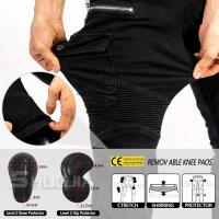 Pantalones vaqueros de moto para hombre con protección Pantalones de motociclista 4 X equipo de protección - details 1