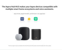 Altavoz y Luz Nocturna Aqara M1S Hub Gateway Zigbee 3.0 WIFI para el hogar inteligente Xiaomi mijia APP Mi Home Apple Homekit Producto Normal con Batería Hecho en China - details 6