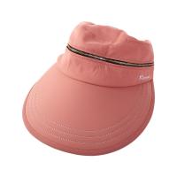 Sombrero con visera plegable de Color sólido con lazo, tapa vacía para mujer, gorra de ciclismo para mujer, sombrero de pescador, sombrero para el sol extraíble, sombrero de cubo - details 17