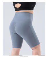 Pantalones de Yoga Grande Talla 5 Centavos Leggings Adelgazantes con Bolsillo de Barriga de Tiburón para Talla 200 Jin - details 3