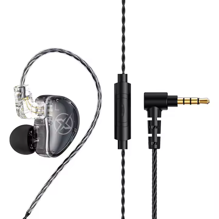 auriculares T05pro con cable, cascos con micrófono desmontable, sonido HIFI 4D, música en la oreja, 3,5 MM, AUX, enchufables, deportivos, para juegos - 1