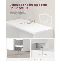 Armario de Almacenamiento Delgado, con Cajones y Estante Ajustable, Armario para Espacios Pequeños, - details 4