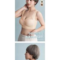 Sujetador De Deporte Para Mujer Talla Grande En Lentejuelas Sin Costuras Transversales Sin Aros Top Sin Apoyo Wireless - details 13