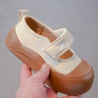 Zapatos de cuero para niños y niñas, calzado de estilo coreano a la moda, suela suave, antideslizante, informal, versátil, Chic, novedad de otoño, 2024 - details 9