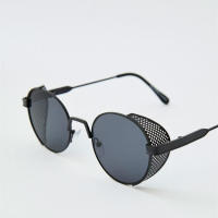 Gafas de sol antiradiación de la marca PULL&BEAR, aptas tanto para hombre como para mujer, gafas de sol estilo punk que protegen contra los rayos UV y proporcionan protección solar. - details 6