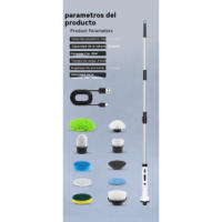 Cepillo Eléctrico Multifuncional para Limpieza Doméstica Automático, Inalámbrico, Giratorio para Baño y Azulejos - details 0