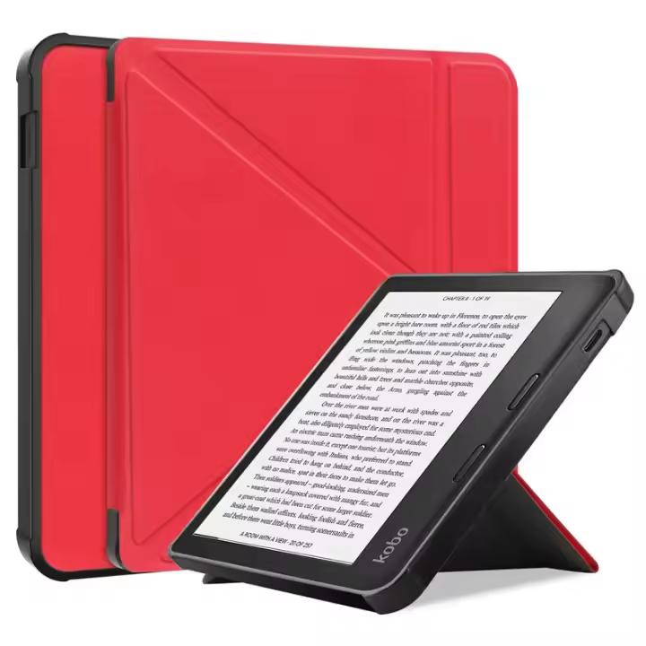 Funda de cuero con soporte magnético para libros electrónicos para niños, cubierta de 7 pulgadas para Kobo Libra, Color 2024 - 1