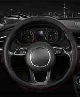 Cubierta de Volante de Coche de Cuero PU Transpirable Antideslizante Adecuada para Todas las Estaciones Adecuada para Volantes de 38cm/15-inch - details 6