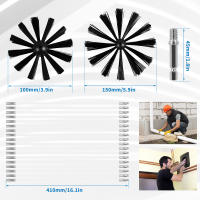 Cepillo de Chimenea Extensible y Flexible Limpiador de Tornillo Seco de Aire con 18 Varillas - details 6