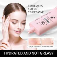 Crema protectora solar de 50ML, bloqueador solar Facial Spf50, loción de aislamiento de Gel, cremas blanqueadoras, crema hidratante Facial reparadora - details 1