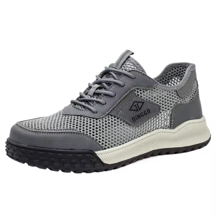 Zapatos de Trabajo de Verano GUYISA Zapatillas Ligeras para Hombres con Punta de Acero y Malla - 1